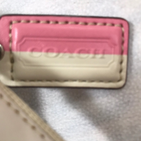Coach tan and pink Crossbody Bag - Picture 2 of 3